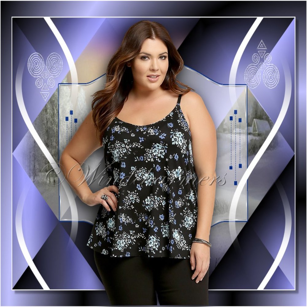 Torrid Floral Swing Tank Top